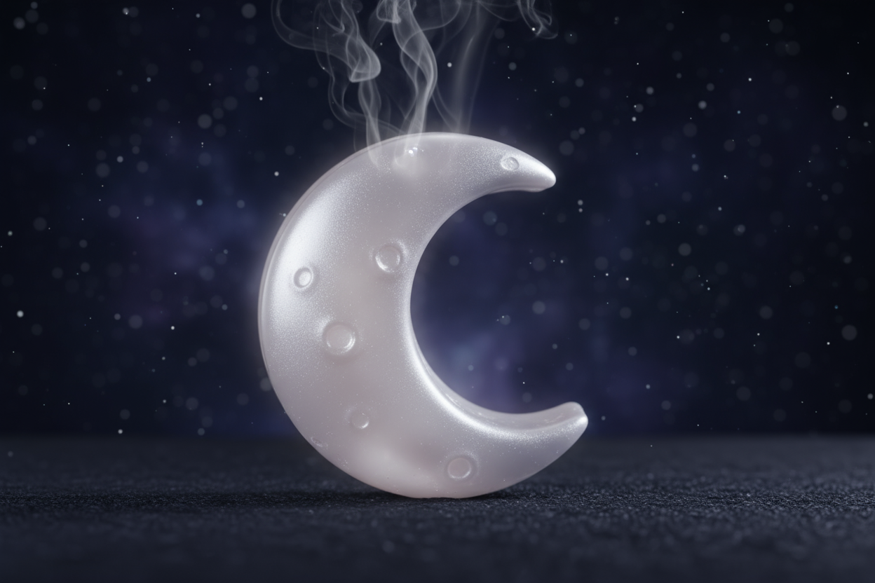 fondant parfumé lune argentée