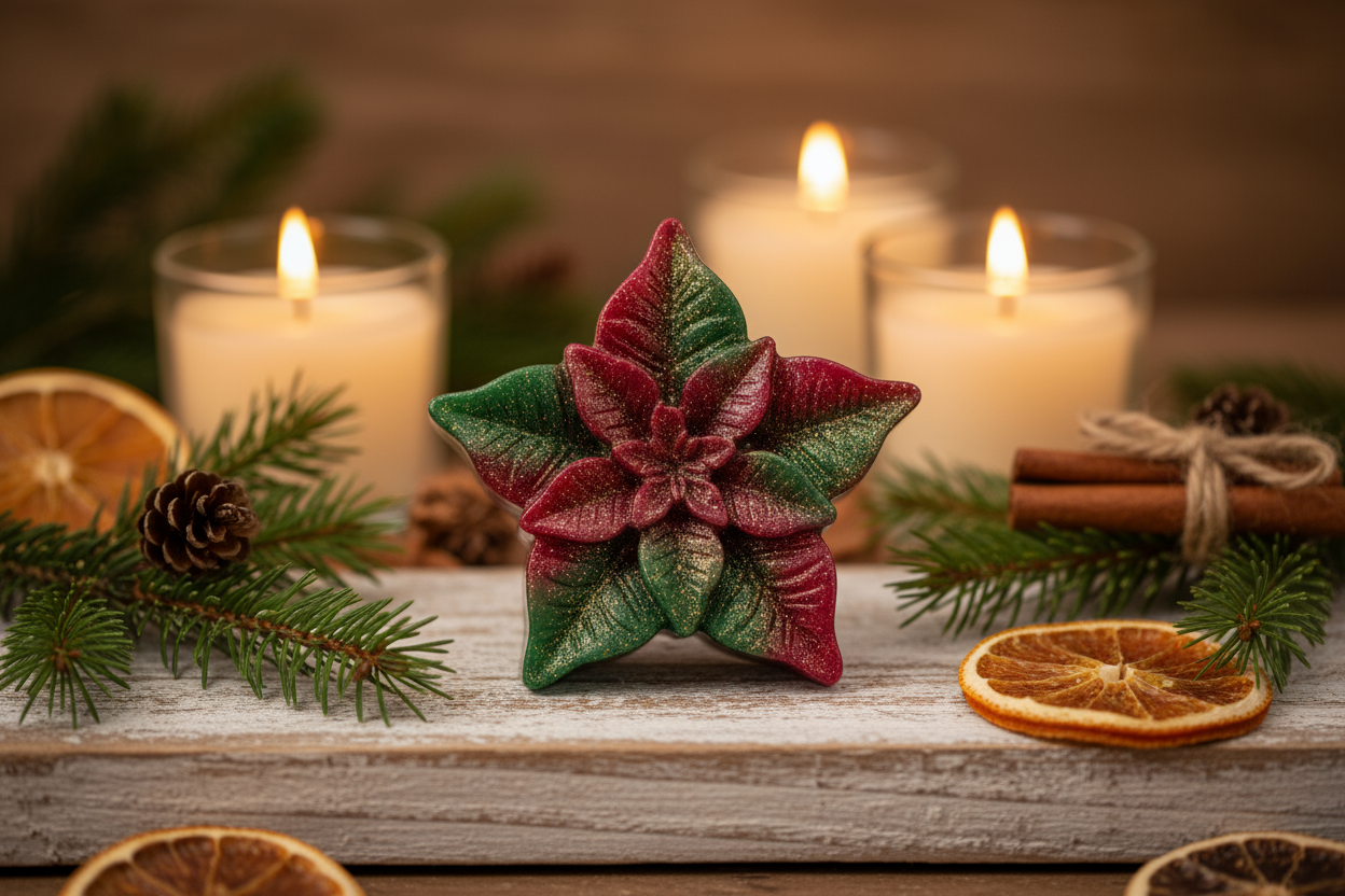 fondant parfumé étoile de noel